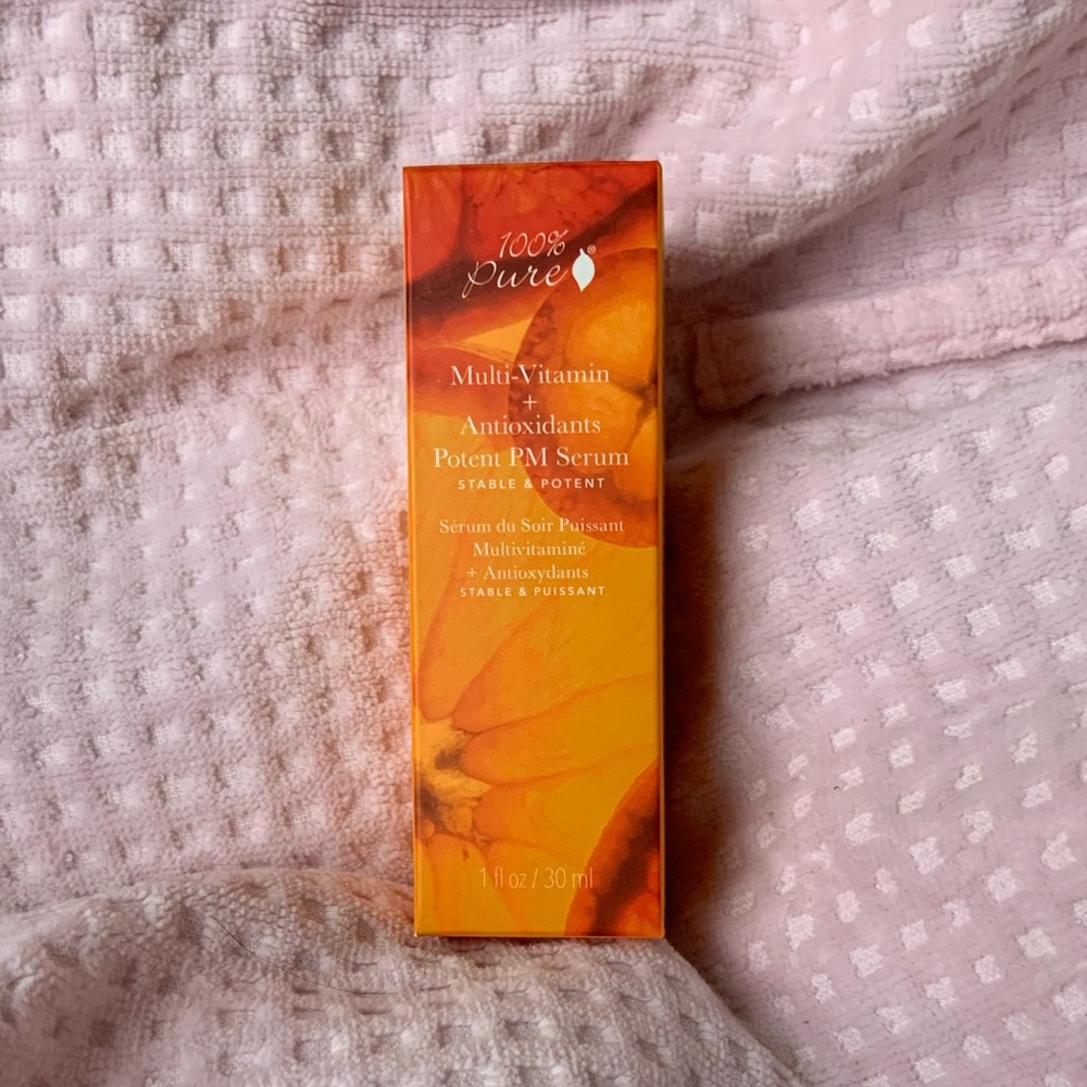 NWT 100% Pure Multi-Vitamin + Antioxidants Potent PM Serum - Picture 7 of 12